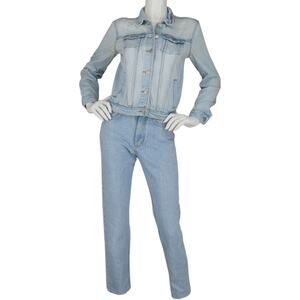 Brandy Melville Light Wash Denim Jean Jacket